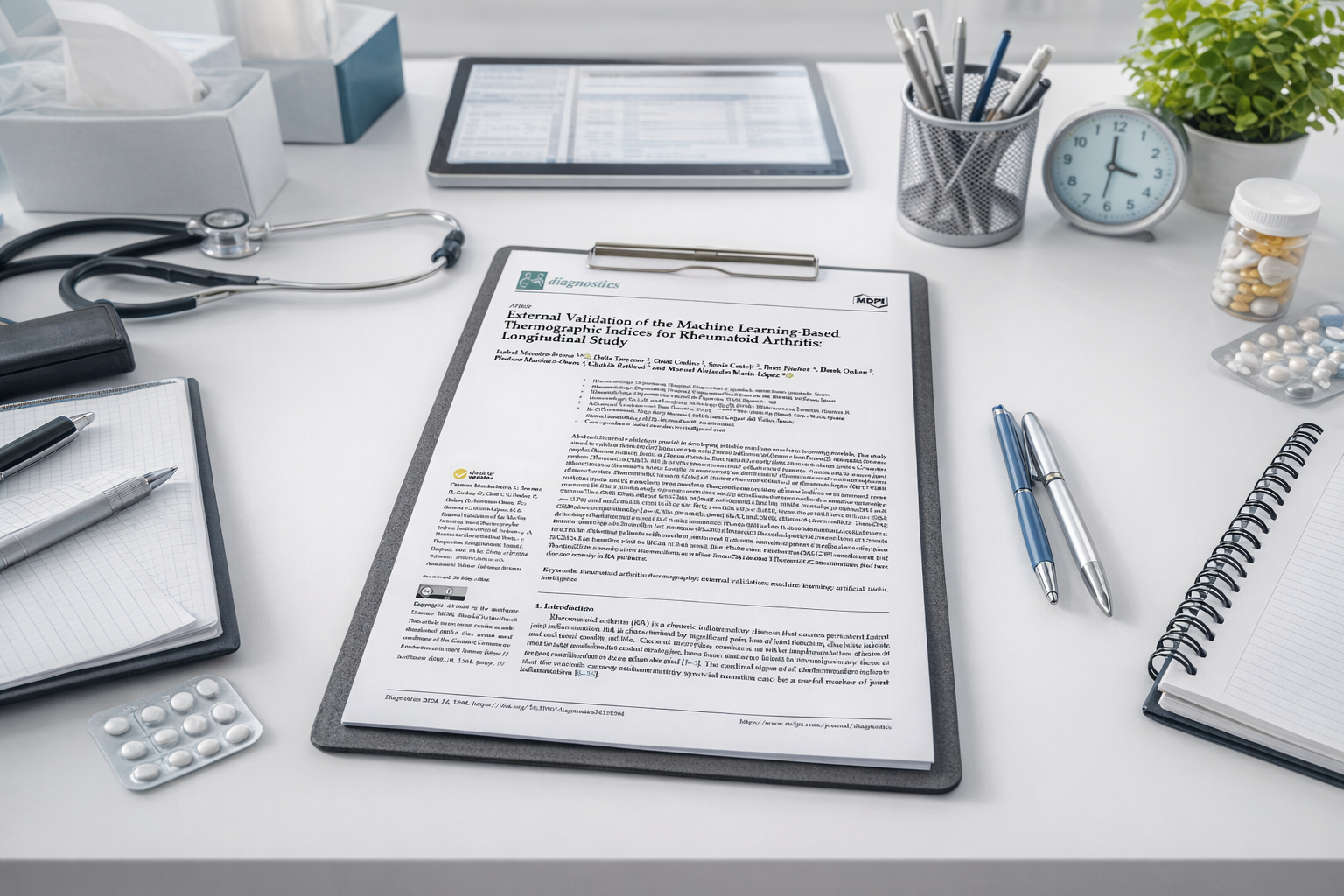 External Validation of the AI-based Thermographic Indices for Rheumatoid Arthritis